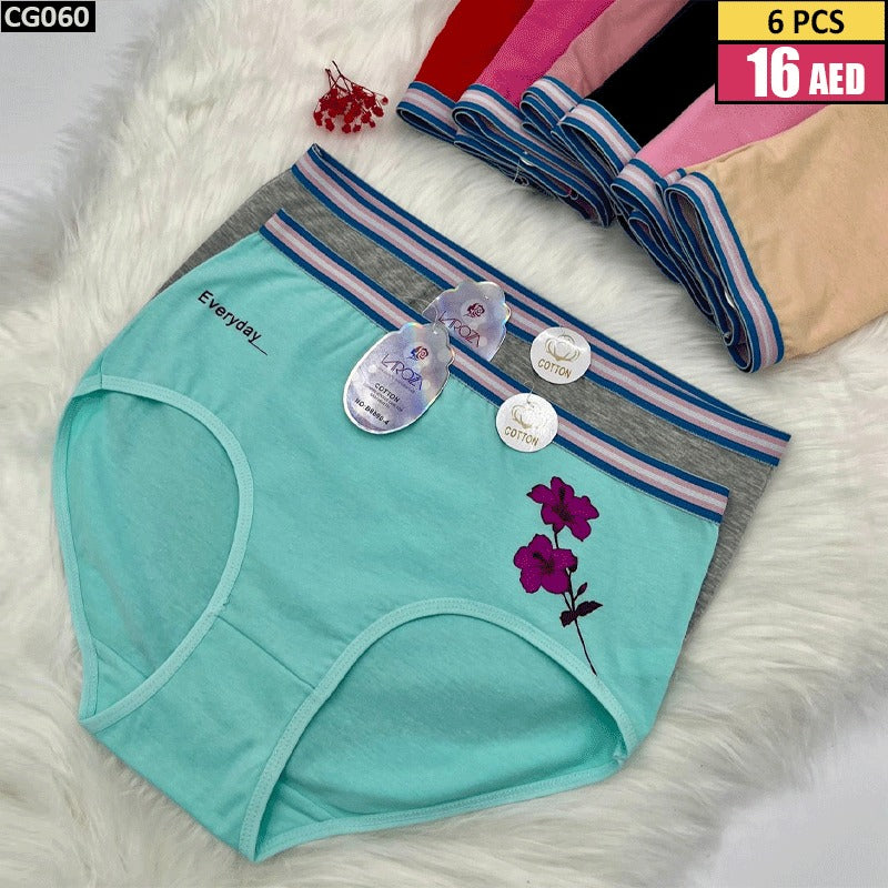 6 Pcs cotton women’s panties - CG060