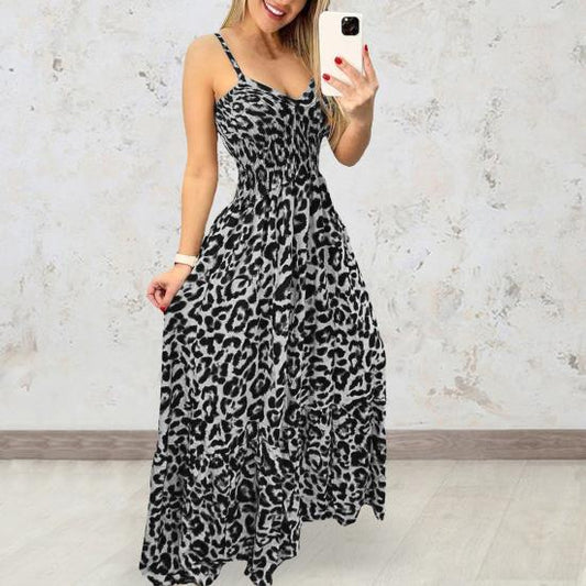 Plus-Size Loose Maxi Dress  - TSD531