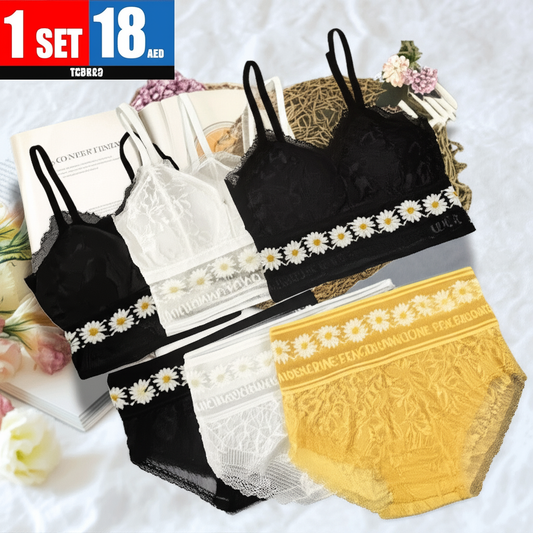 Daisy Lace Lingerie Set - TSD385