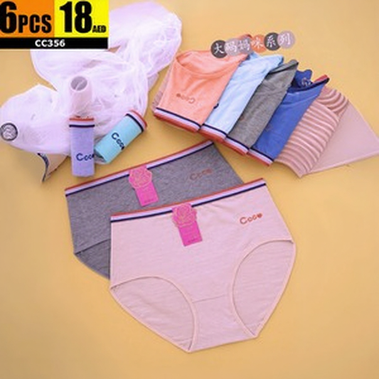 6 Pcs Women's panties - CC356