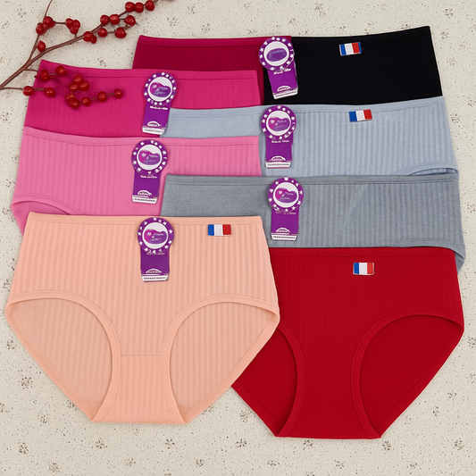 Ribbed Cotton Briefs Panty - CG350