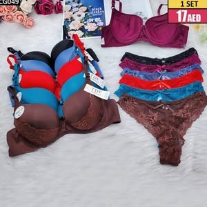 Women’s Lace Bra &amp; Panty Set - CC049