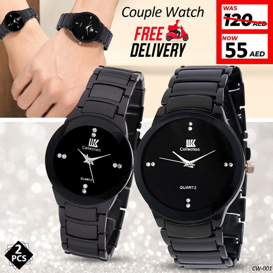 Couple Watch Full Black
