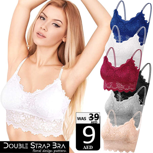 Double Strap Lace Bralette