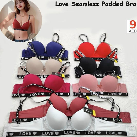 Love Seamless Padded Bra (Assorted Colour)