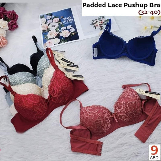Padded Lace Push-Up Bra