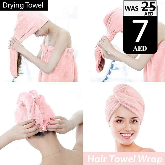 Microfiber Hair Towel Wrap