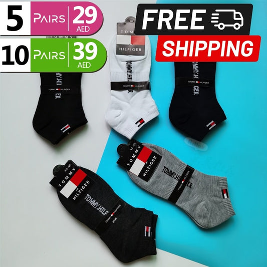 Tommy Hilfiger Branded Ankle Socks (Assorted Colors)