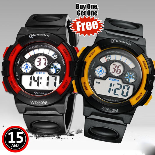 🔥 Buy One, Get One FREE – Mingrui Digital Sports Watches!