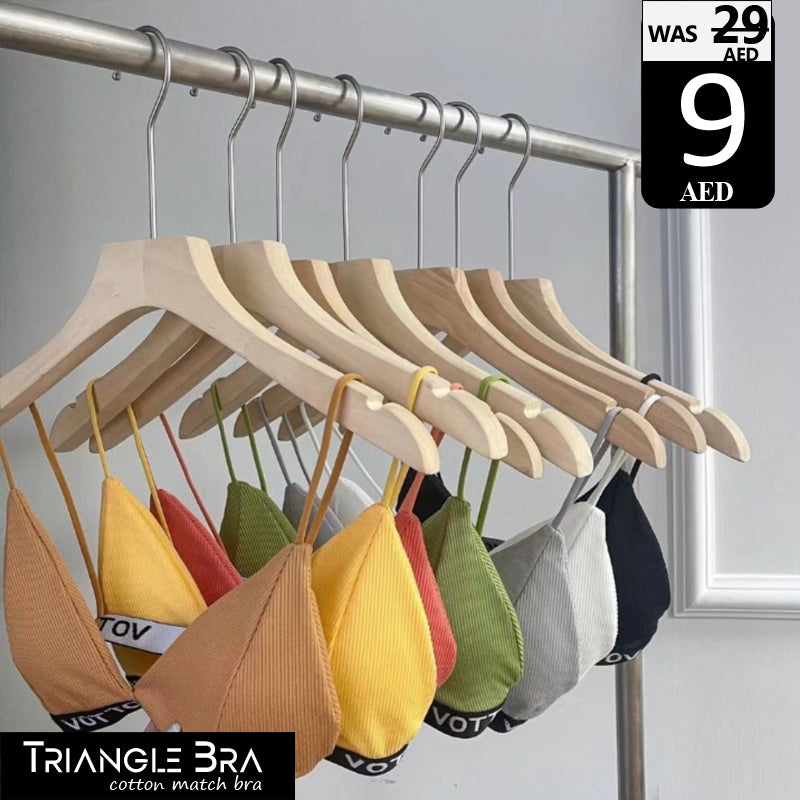 Triangle Cotton Bralette