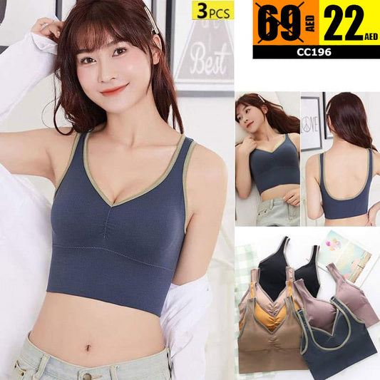 3-piece Seamless Bra set - TSD196