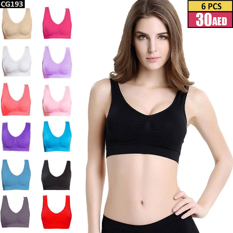 6 Pcs Seamless Comfort Bra set - CG193