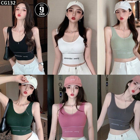 Sporty Tank Crop Top - CG132