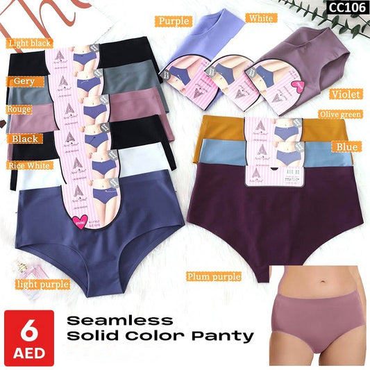 Seamless Solid Color Panty - CC106