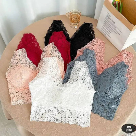 Lace Floral Bra