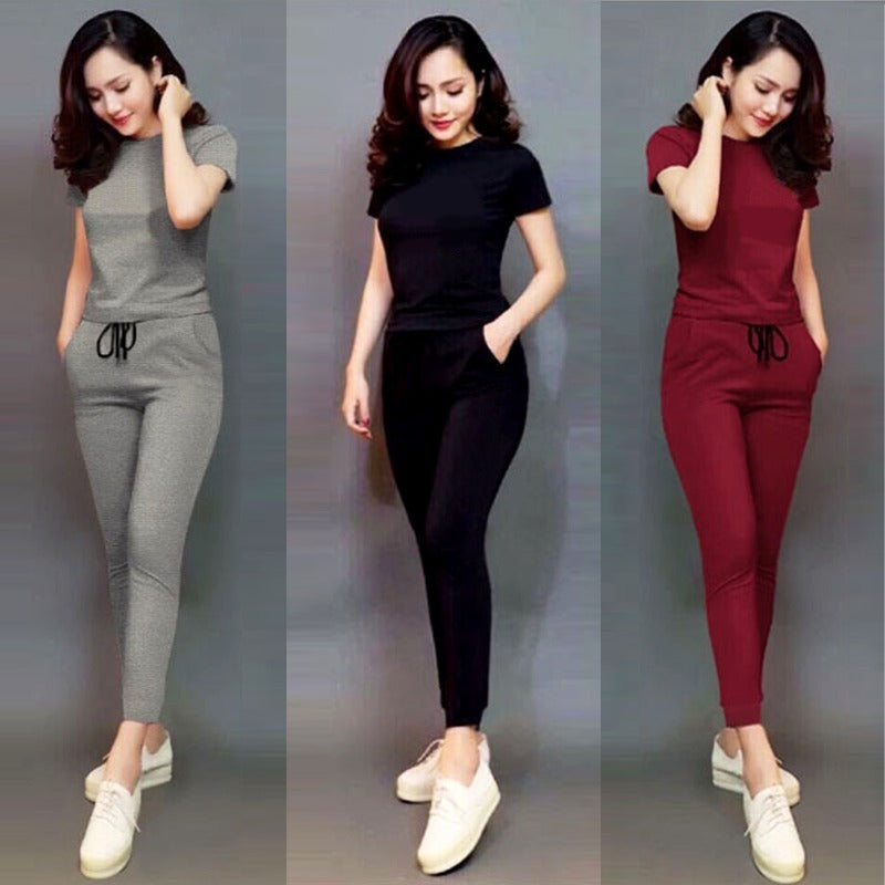 Women's Two-Piece Casual Tracksuit Set