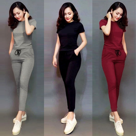 Women's Two-Piece Casual Tracksuit Set