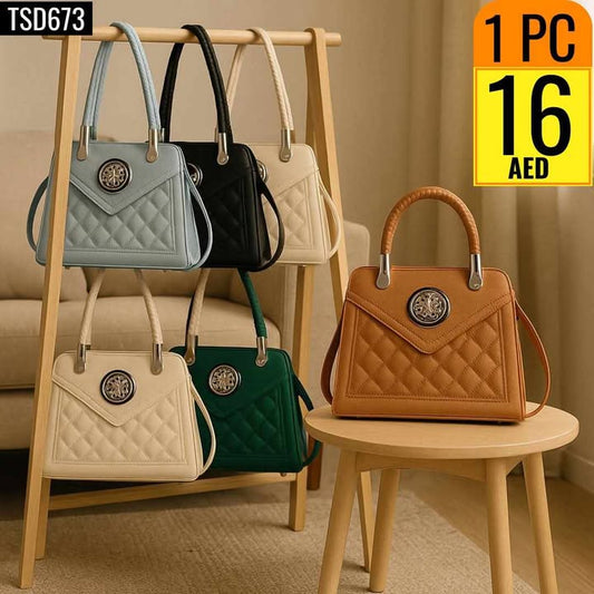 Classic Black Crossbody Sling Bag – Minimalist Everyday Style - TSD673