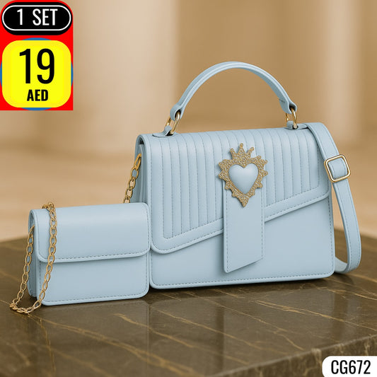 Classic Black Crossbody Sling Bag Minimalist Everyday Style - TSD672