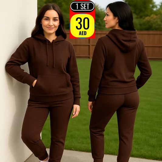 Women’s Casual Jogging Hoodie Set