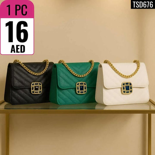 Chain Buckle Mini Bag - TSD676