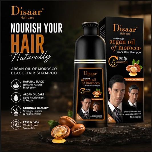 Disaar Argan Oil of Morocco Black Hair Shampoo - DZ176