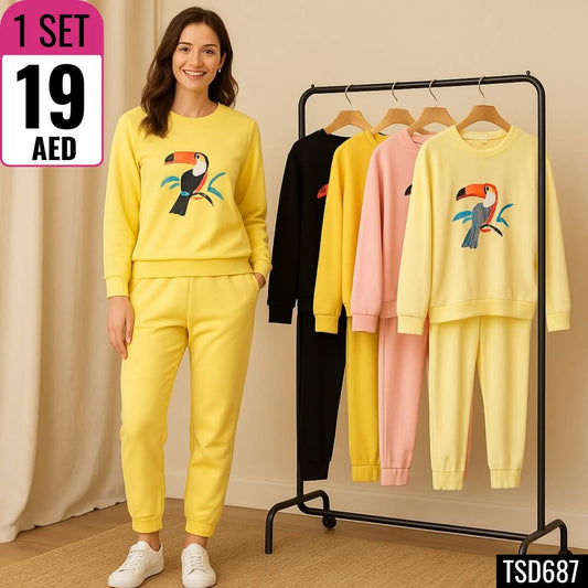 Trendy two-piece lounge set - TSD687