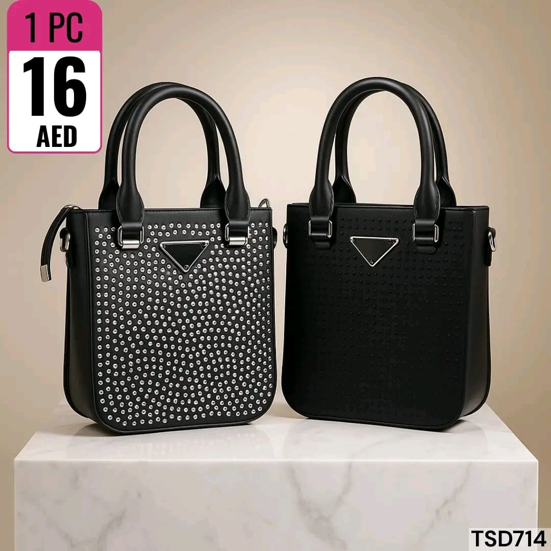 Handbag with stud detailing - TSD714
