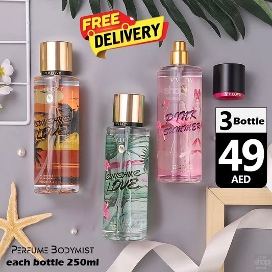 3-Piece Perfume Body Mist Set (250ml)