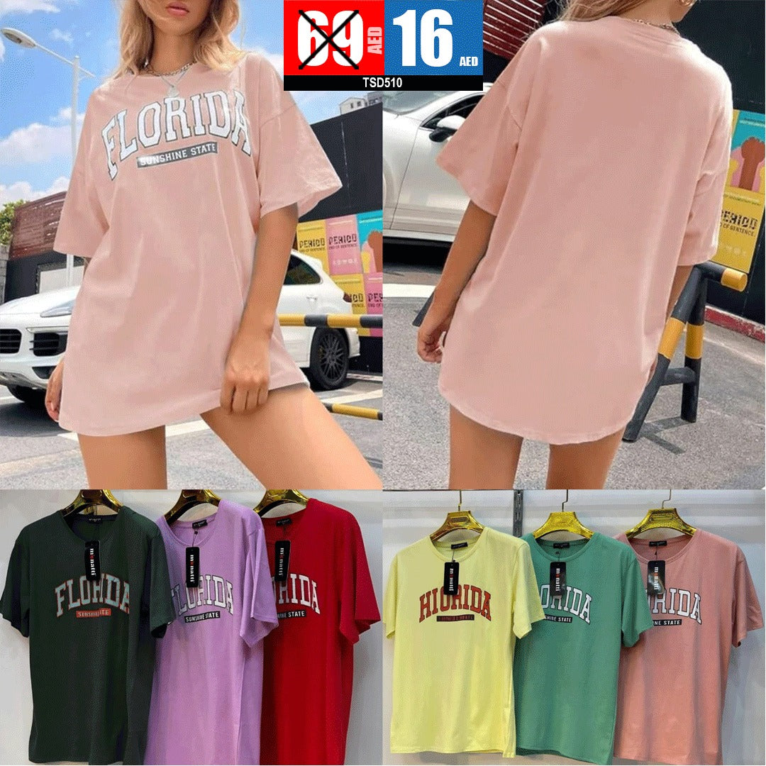 Oversized, relaxed fit for a trendy and comfortable look( Assorted Colour) - TSD510