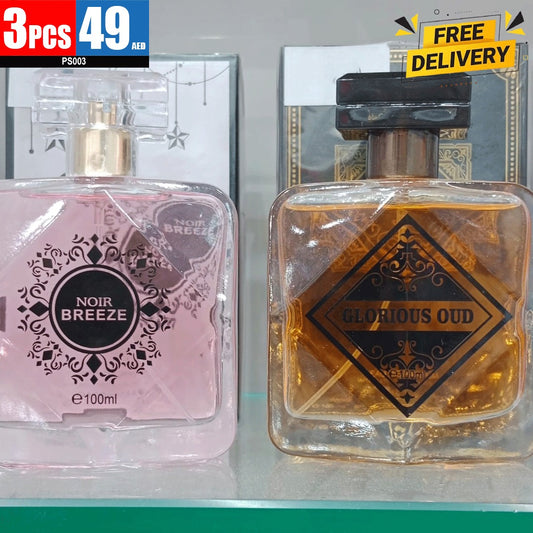 ** Noir Breeze &amp; Glorious Oud Eau de Parfum (3-Piece Set) ** - PS003