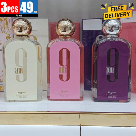 **Veyes 9 am &amp; 9 pm Eau de Parfum 3-Piece Set** - PS011