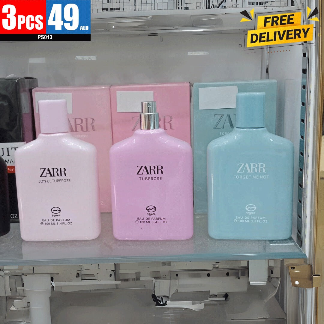 ** ZARR Floral Eau de Parfum Collection (100ml, 3-piece set) ** - PS013