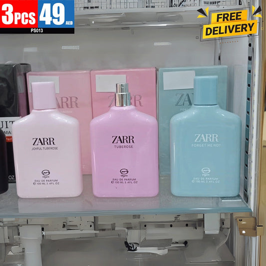 ** ZARR Floral Eau de Parfum Collection (100ml, 3-piece set) ** - PS013