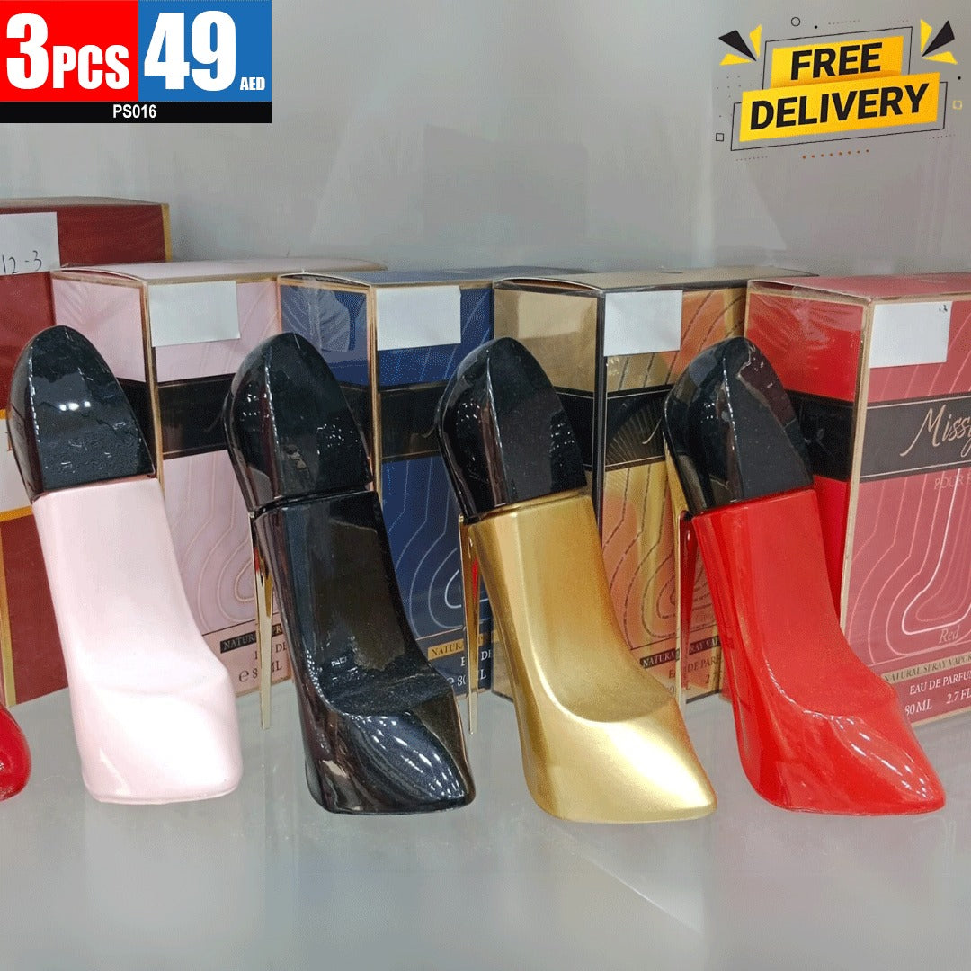 “Missy” High Heel Eau de Parfum Collection (3-Piece Set) - PS016