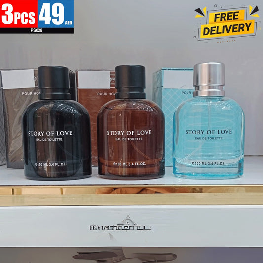 **3-piece set of "Story of Love" Eau de Toilette**PS028