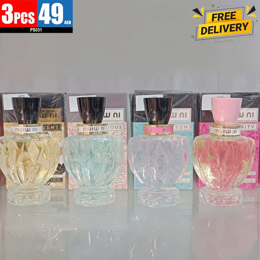 3-piece set of MUIW NI fragrances - PS031
