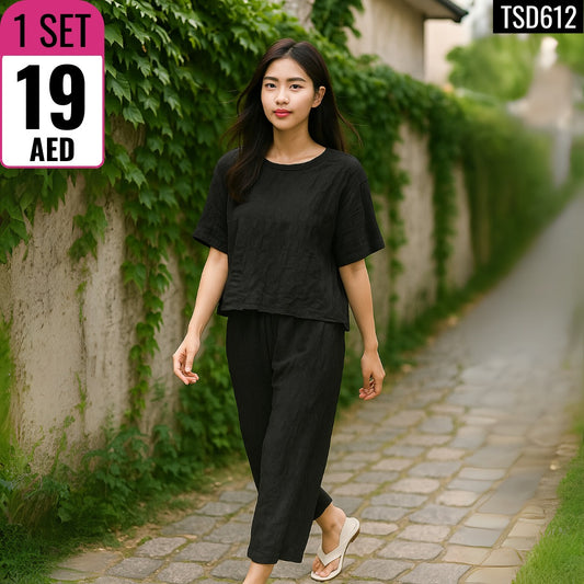 2 Pcs Loungewear set - TSD612