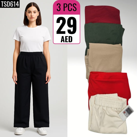 Casual wide-leg pants - TSD614