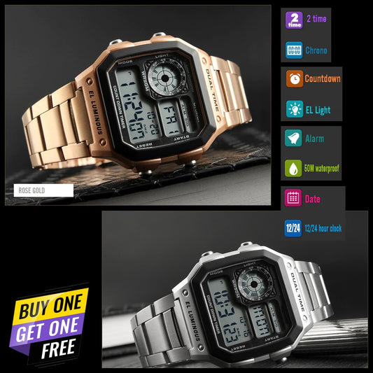 Digital Watch - Buy One Get One Free