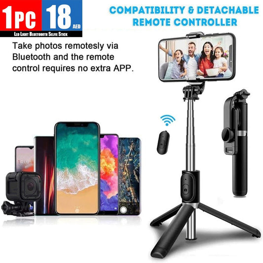 Bluetooth Selfie Stick and Tripod