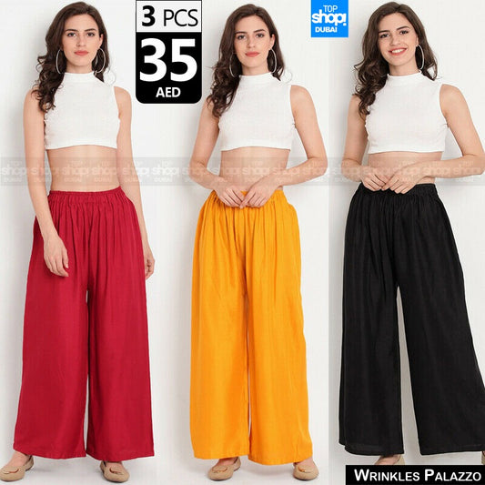 &nbsp;Stylish Wrinkles Palazzo