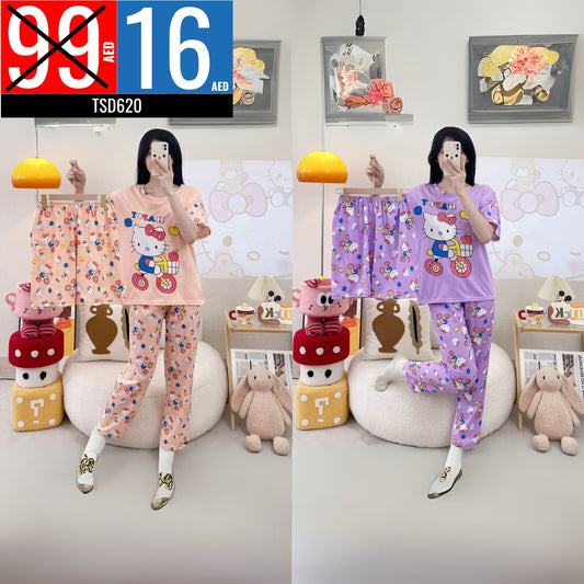Disney Cartoon Pajama Set - TSD620