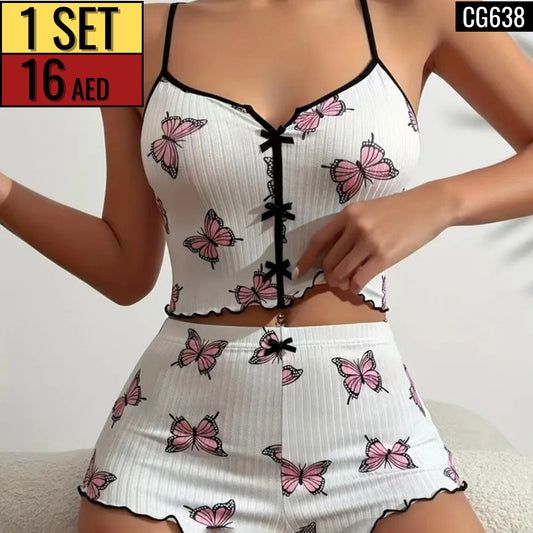 Women’s Butterfly Print Lounge Set -CG638