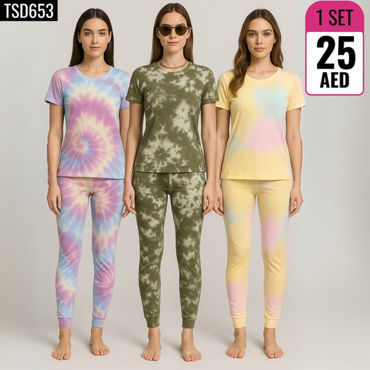 Tie-Dye Pajama Set - TSD653