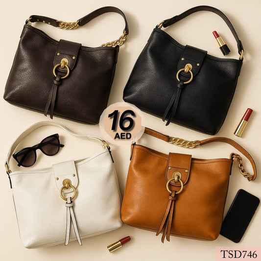 Stylish  Handle Handbag - TSD746