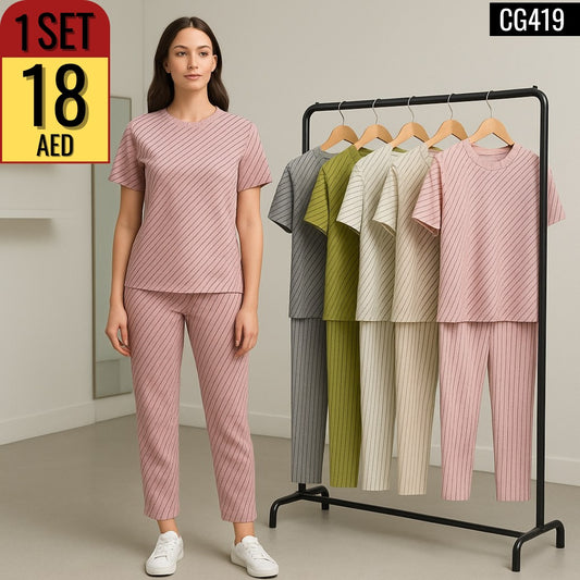 Casual Two-Piece Loungewear Set - TSD419
