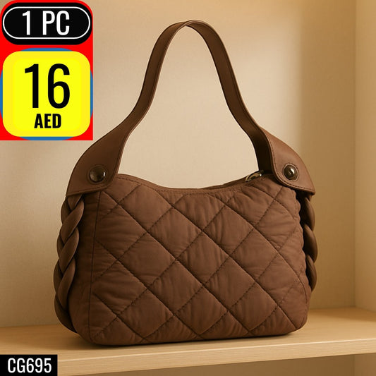 Trendy quilted shoulder bag - TSD695