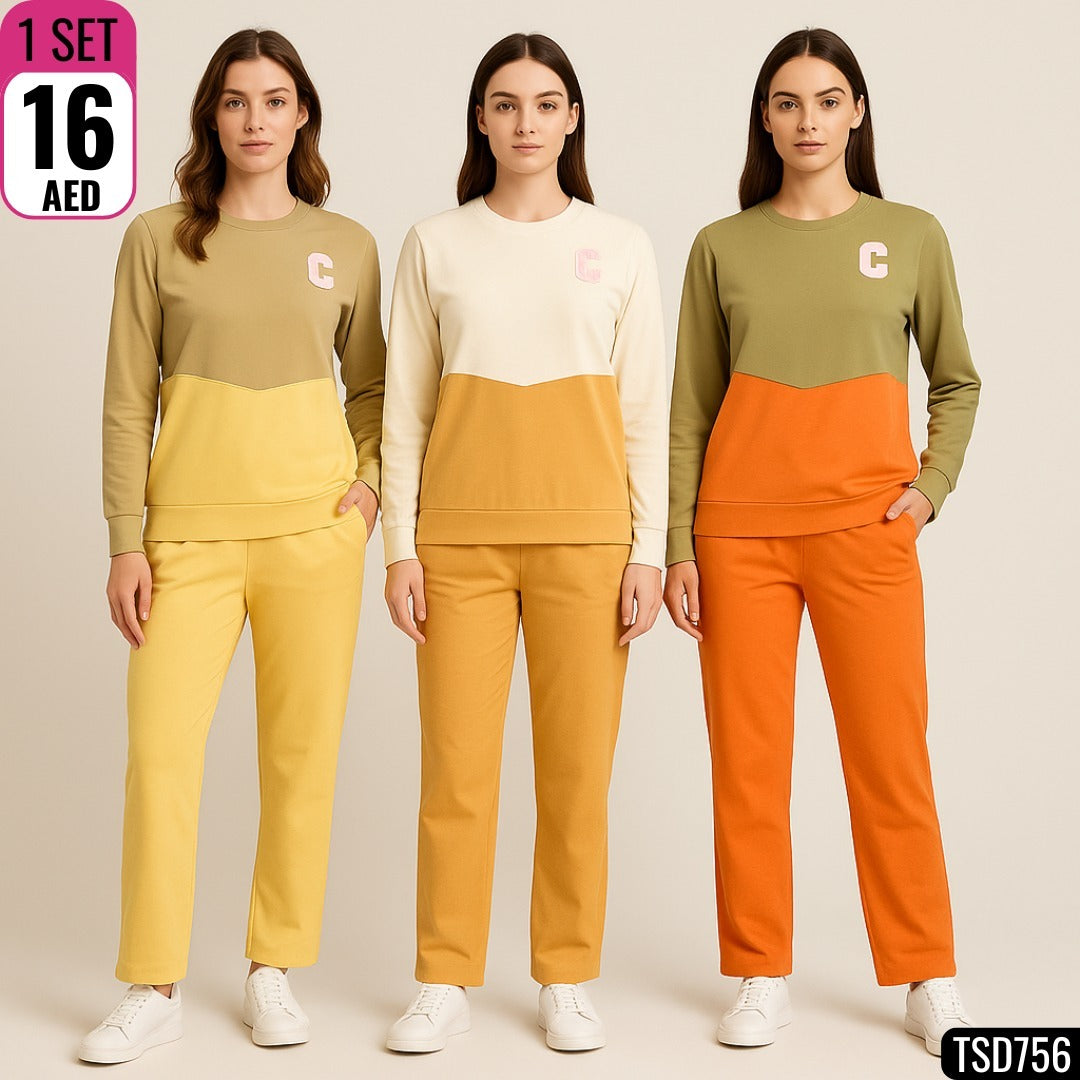 Soft Color Block Lounge Set - TSD756