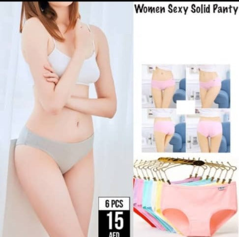 Women Sexy Solid Panty